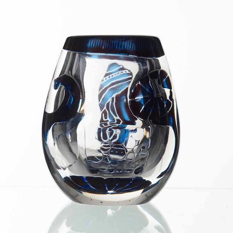 Edvin Öhrström, vas, ariel, Orrefors 1956.