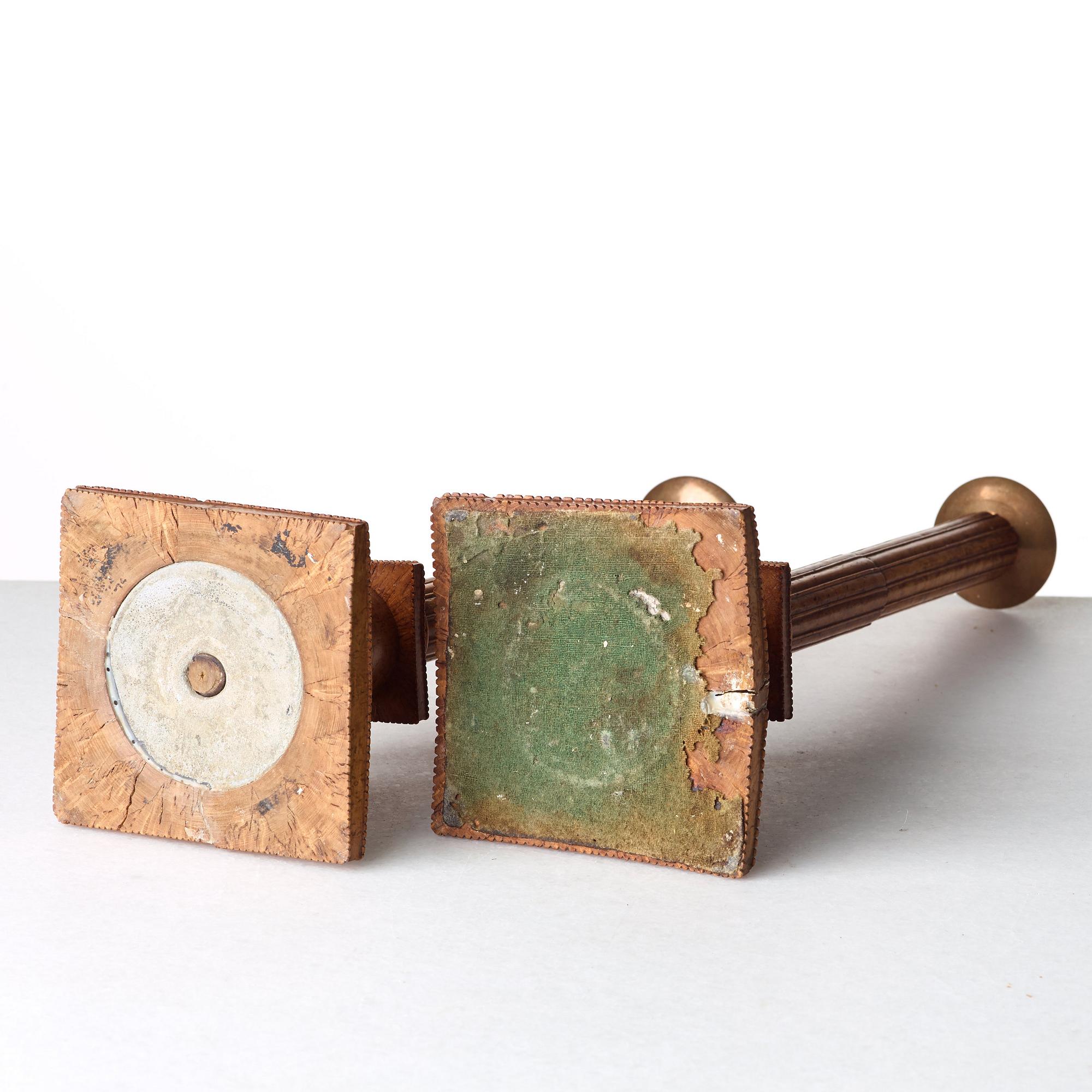 A pair of late Gustavian candlesticks, circa 1800.