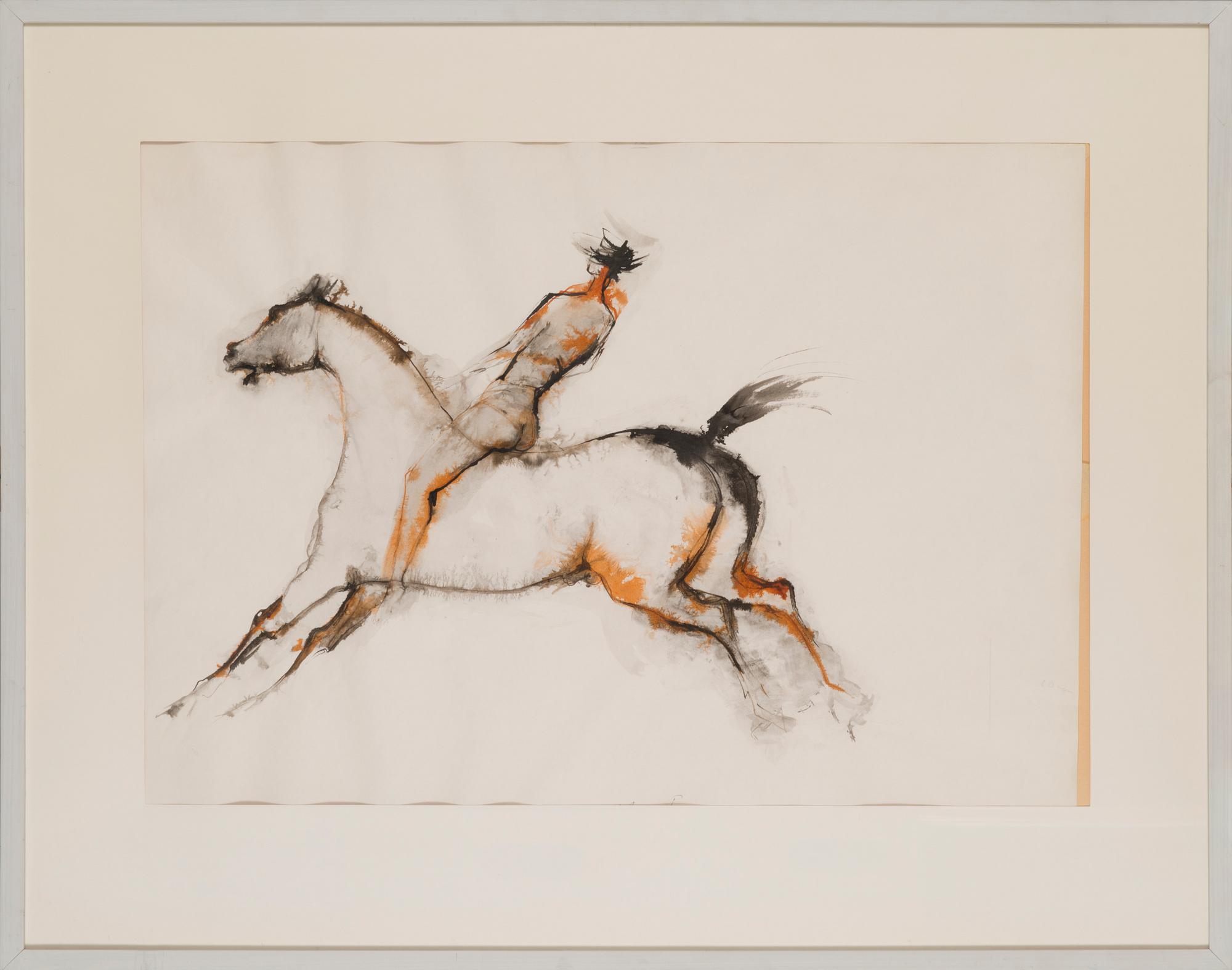 NINA TERNO, watercolour, signed and dated 1971.