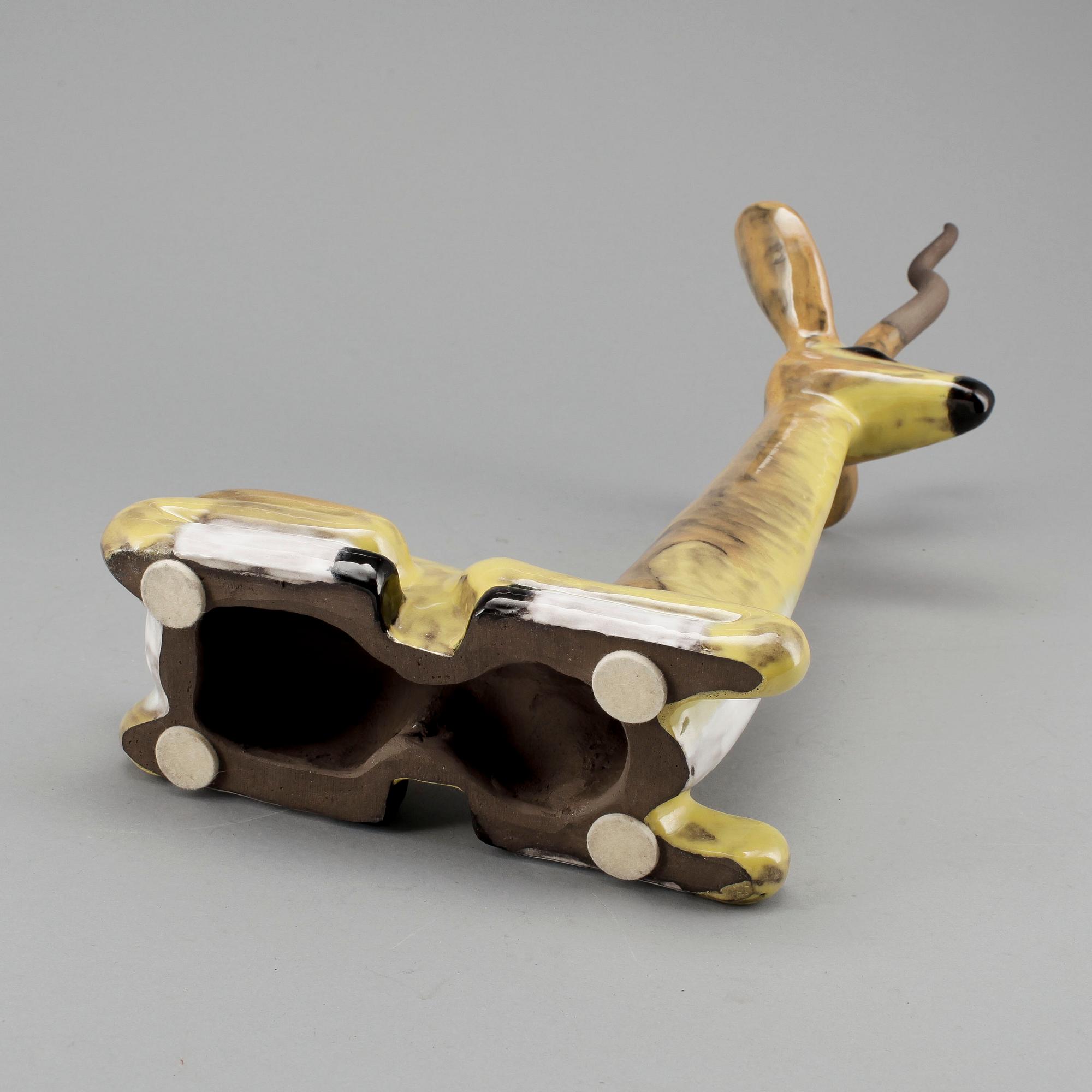 FIGURIN, stengods. Vicke Lindstrand, Upsala-Ekeby.