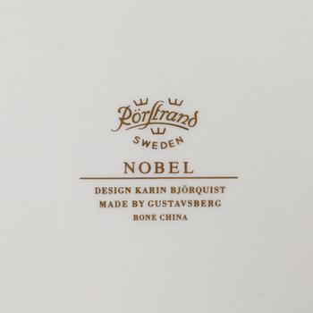 Karin Björquist, servisdelar, 22 st, benporslin, "Nobel".