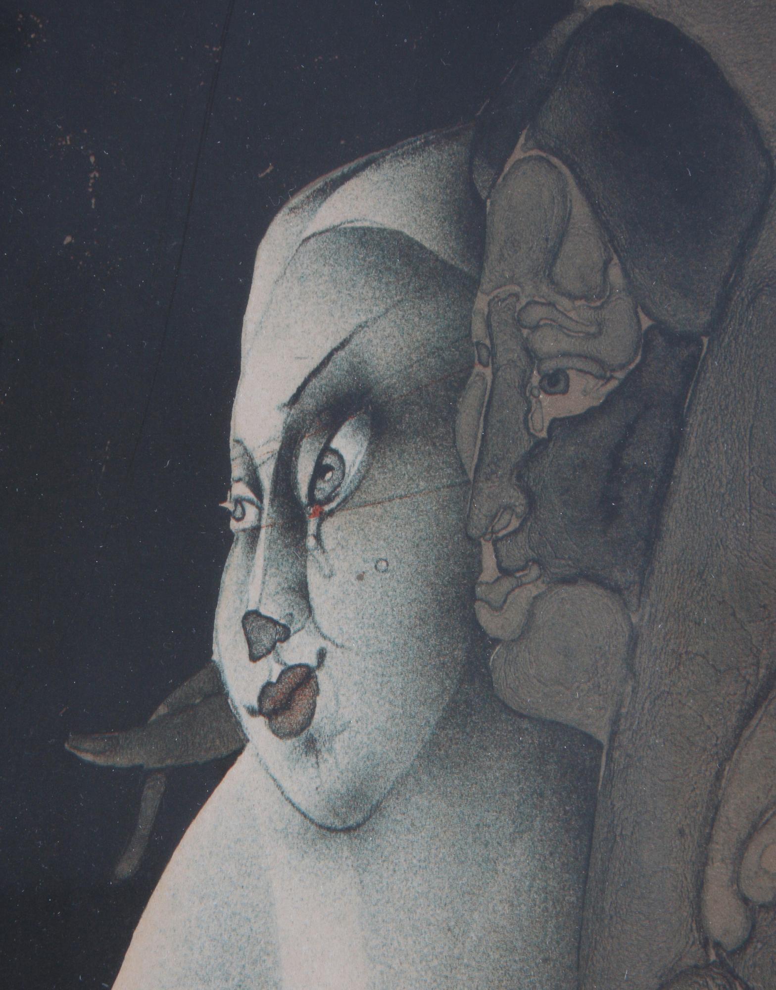 WUNDERLICH, PAUL. Färglitografi, sign, e a.