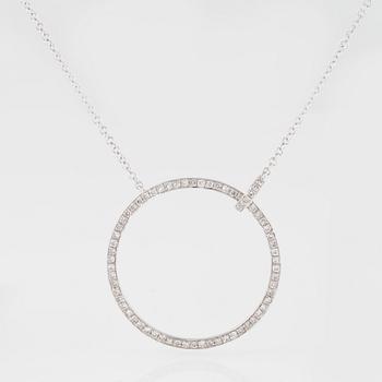 COLLIER, med briljantslipade diamanter ca 0.30 ct.