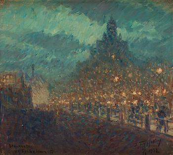 870. Erik Tryggelin, Twilight over S:t Eriksbron.