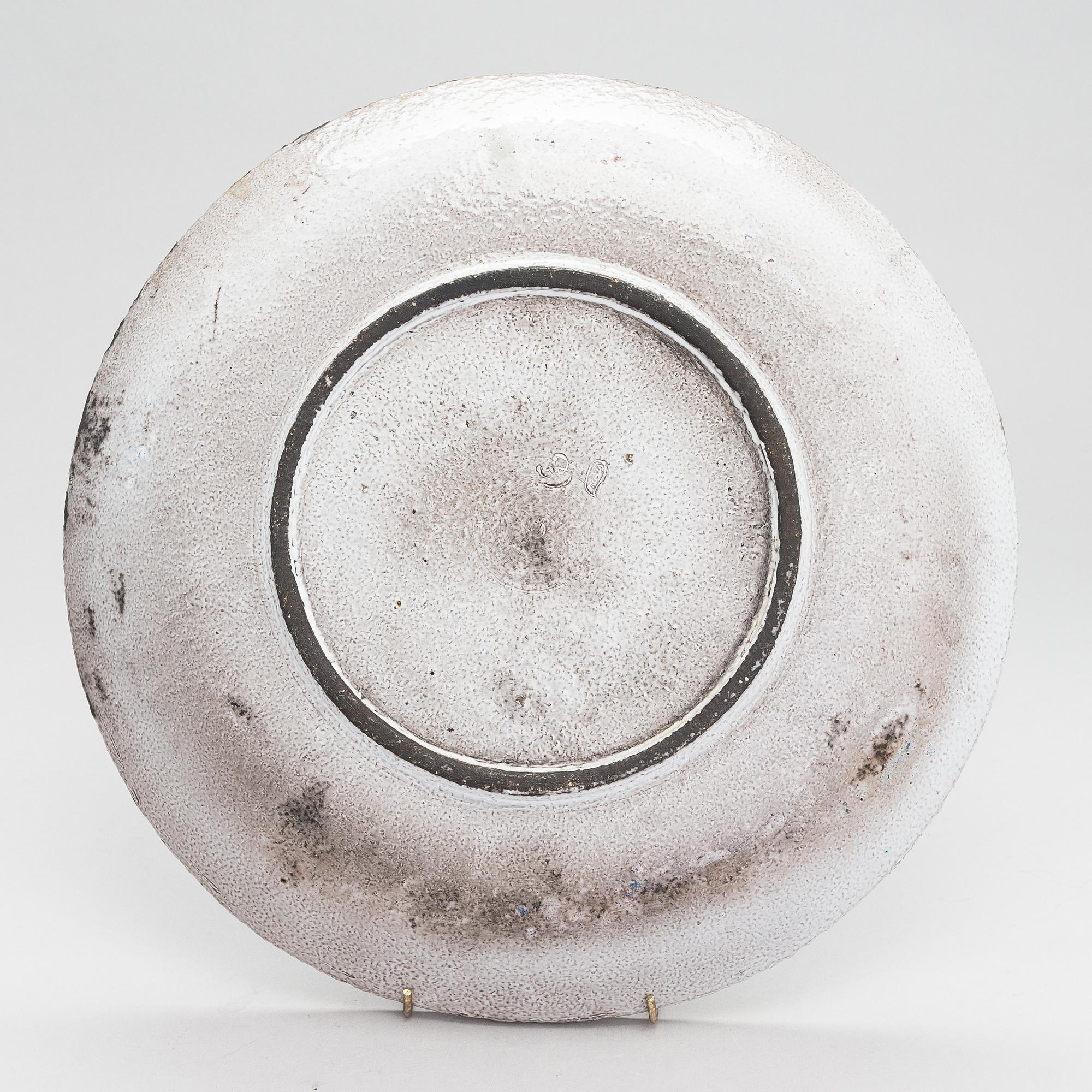Mari Simmulson, a ceramic dish,  signed Mari S. Upsala Ekeby.