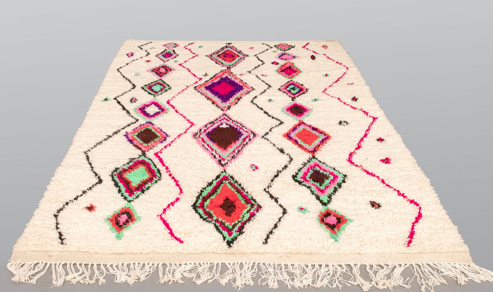 A Moroccan carpet, 275 x 168 cm.