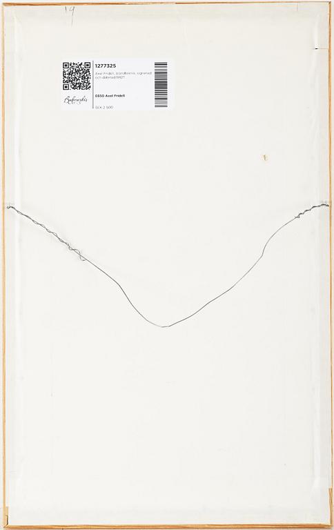 Axel Fridell, mixed media, signed and dated 1912?.