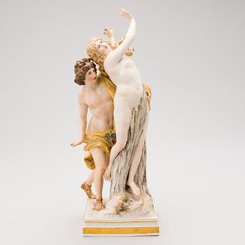 A Meissen porcelain figural group, Germany late 19th Century.