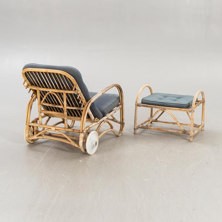 Josef Frank, vilstol med fotpall 1900-talets mitt.