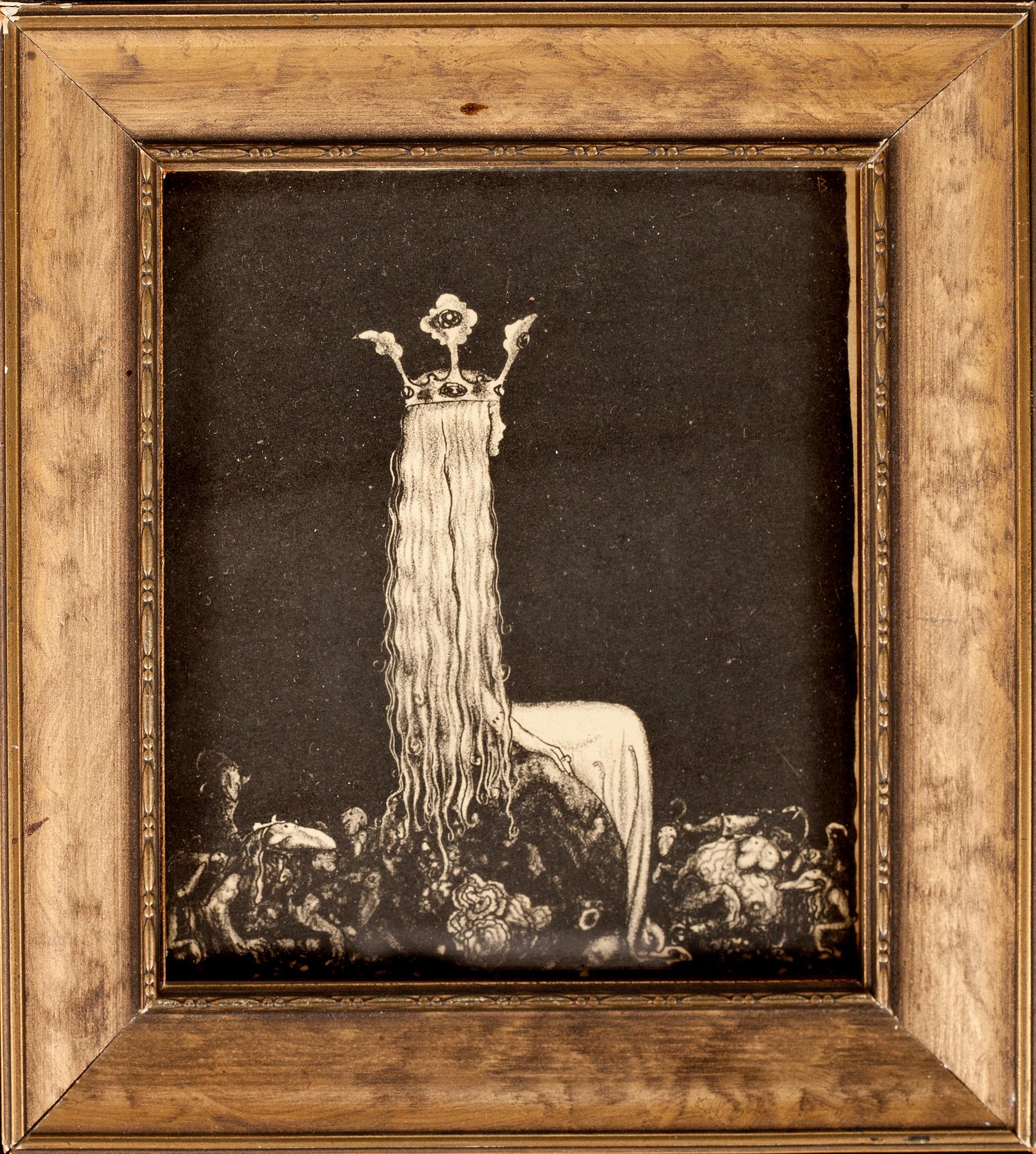 JOHN BAUER, 10 st, litografier, osignerade.
