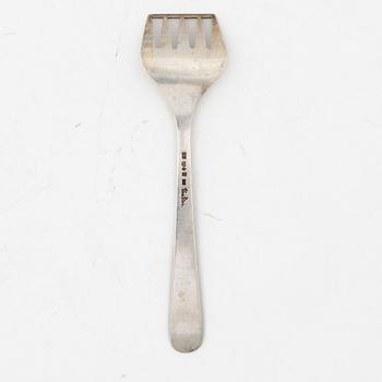 Wiwen Nilsson, sardingaffel, silver, A. Hasselgrens eftr. Lund 1941.