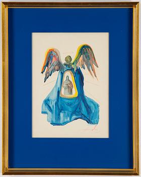 Salvador Dalí, woodcut, signed and numbured, 100/150.