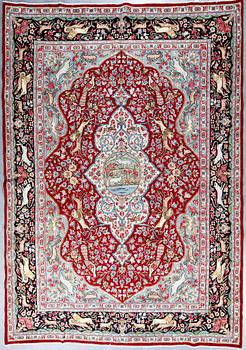 MATTA, Kirman figural, ca 405x290 cm.