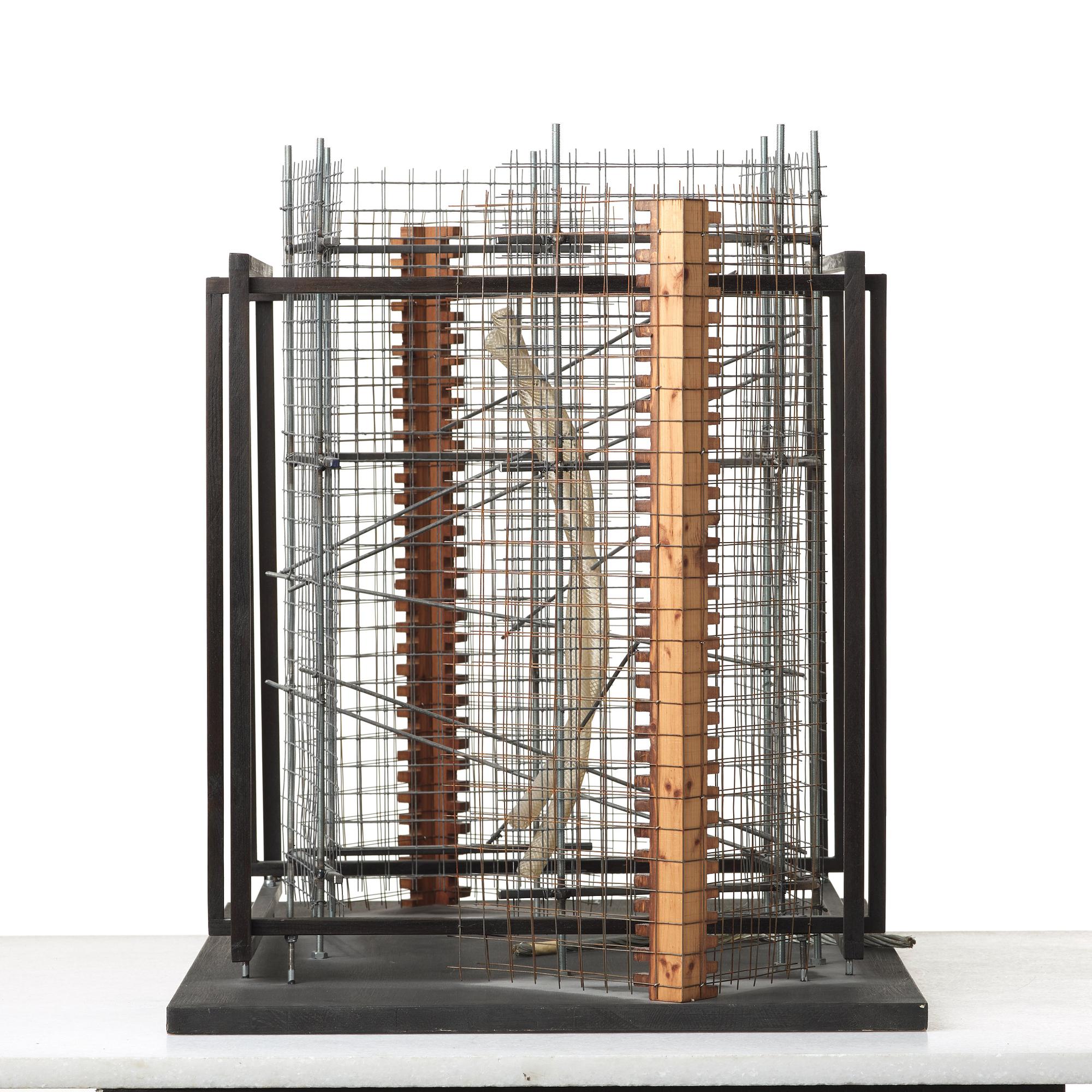 LARS KLEEN, A corner model, Signed Lasse Kleen and dated 1968 under the base.