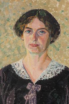 Olof (Olle) Skogman, Porträtt av Lucie Stenberg (född Semb) (1883-1971).