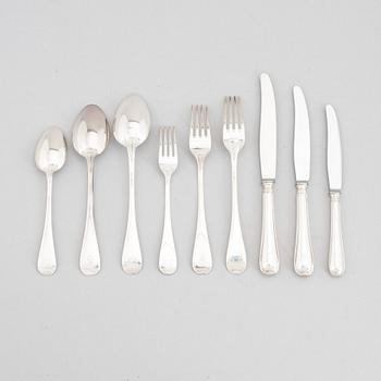 A 72-piece silver flatware set, model "Svensk", GAB, Sweden, 1938-67.