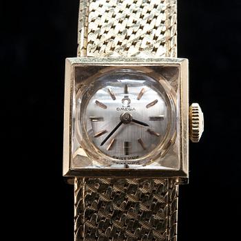 SMYCKESUR, Omega. 14K guld. 1960-tal. Vikt 33 g.