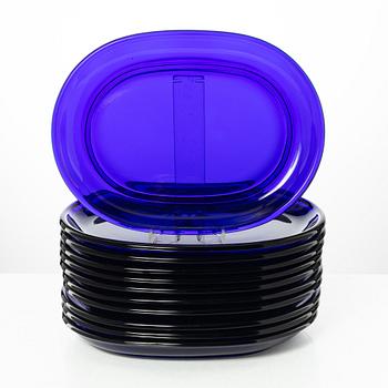 Josef Frank, hummertallrikar, 11 st, Firma Svenskt Tenn.