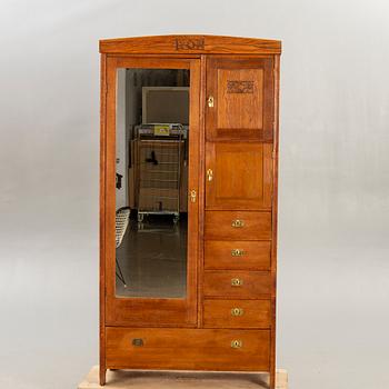 Cabinets, Art Nouveau, oak.