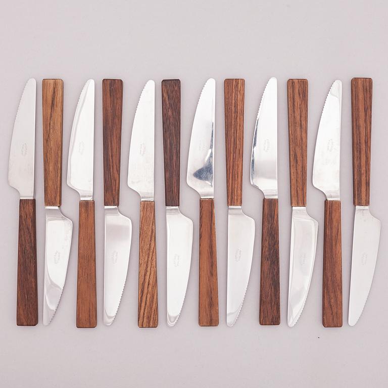 BERTEL GARDBERG, A 25-piece set of 'Triennale' cutlery, manufactured by Fiskars. Designed in 1956-57.