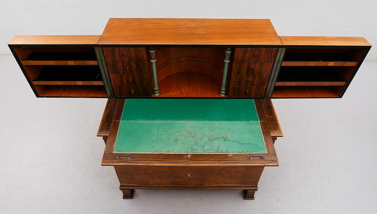 SEKRETÄR SAMT STOL, Erik Chambert, art déco.