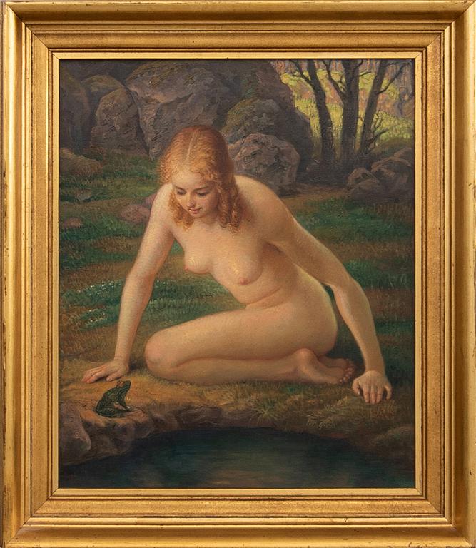 Robert Hugo Jäckel, The Girl and the Frog.