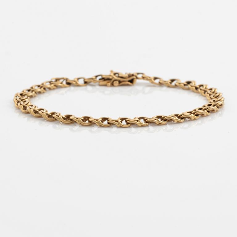 Armband 18K guld, bismarck.