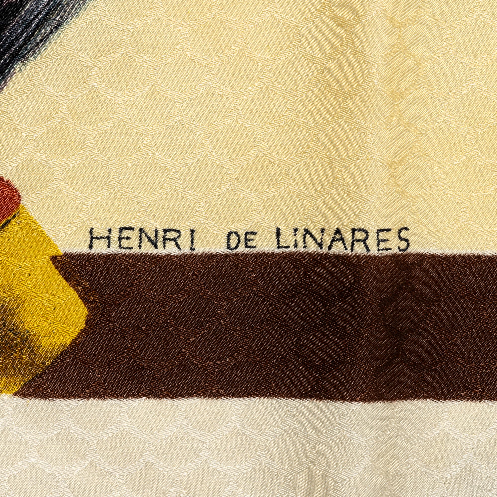 Hermès, scarf, "Fauconnerie Royal Déduit".