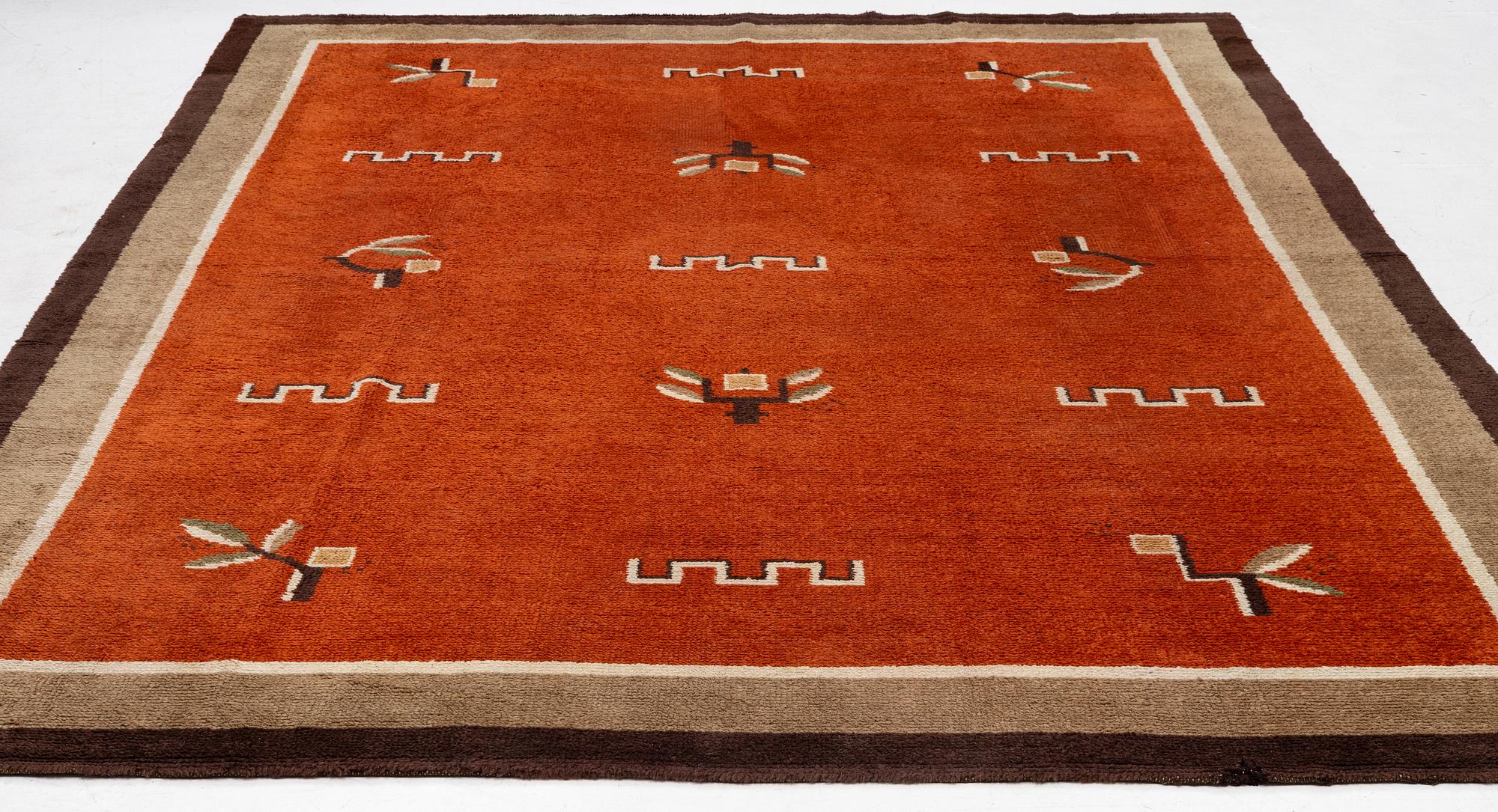 Matta, flossa, Norden, 1920/30-tal, ca 370 x 280 cm.