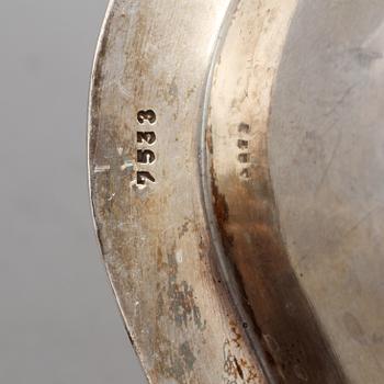 SKÅLFAT, silver, Tyskland, omkring 1900-talets mitt. Vikt 455 g.
