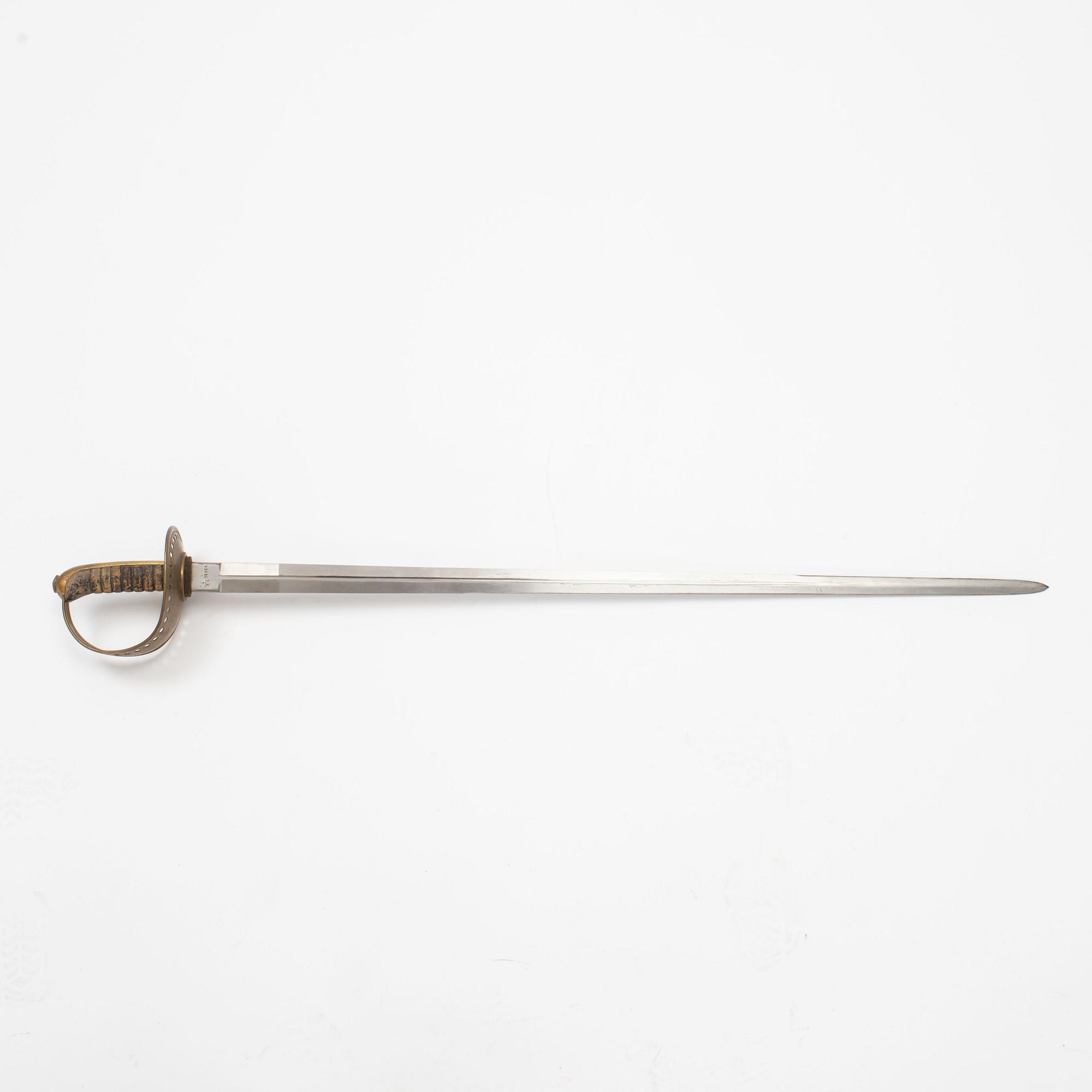 A Swedish cavalry saber.