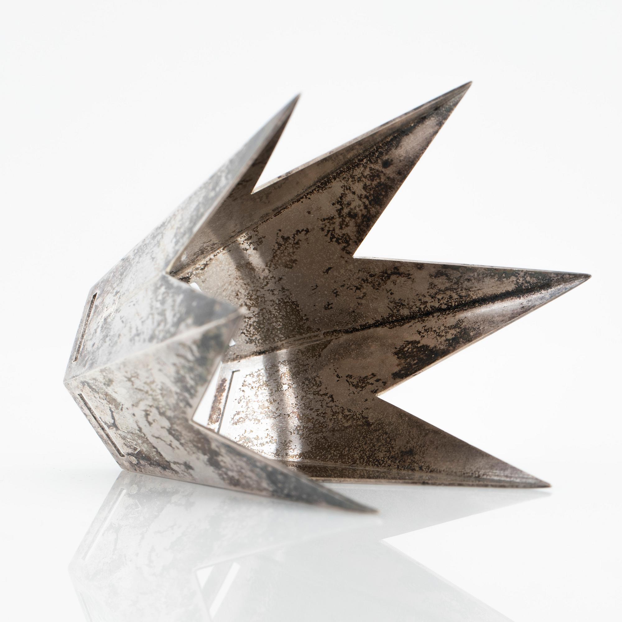 Wiwen Nilsson, bridal crown, silver, Lund, 1958.