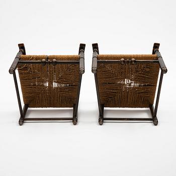 Axel Einar Hjorth, a pair of armchairs, "Blidö", Nordiska kompaniet, 1929.