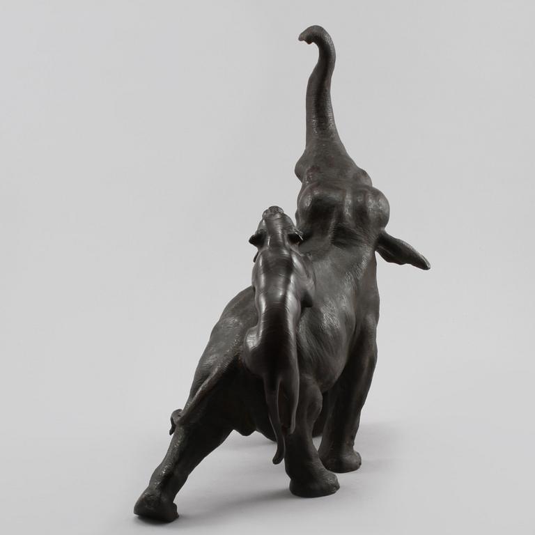 SKULPTUR, brons, möjligen Japan, 1900-tal.