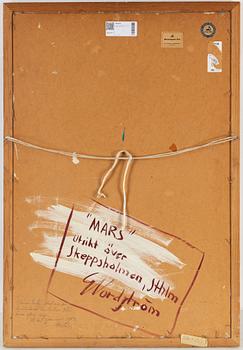 GUNNAR NORDSTRÖM, olja på pannå, signerad.