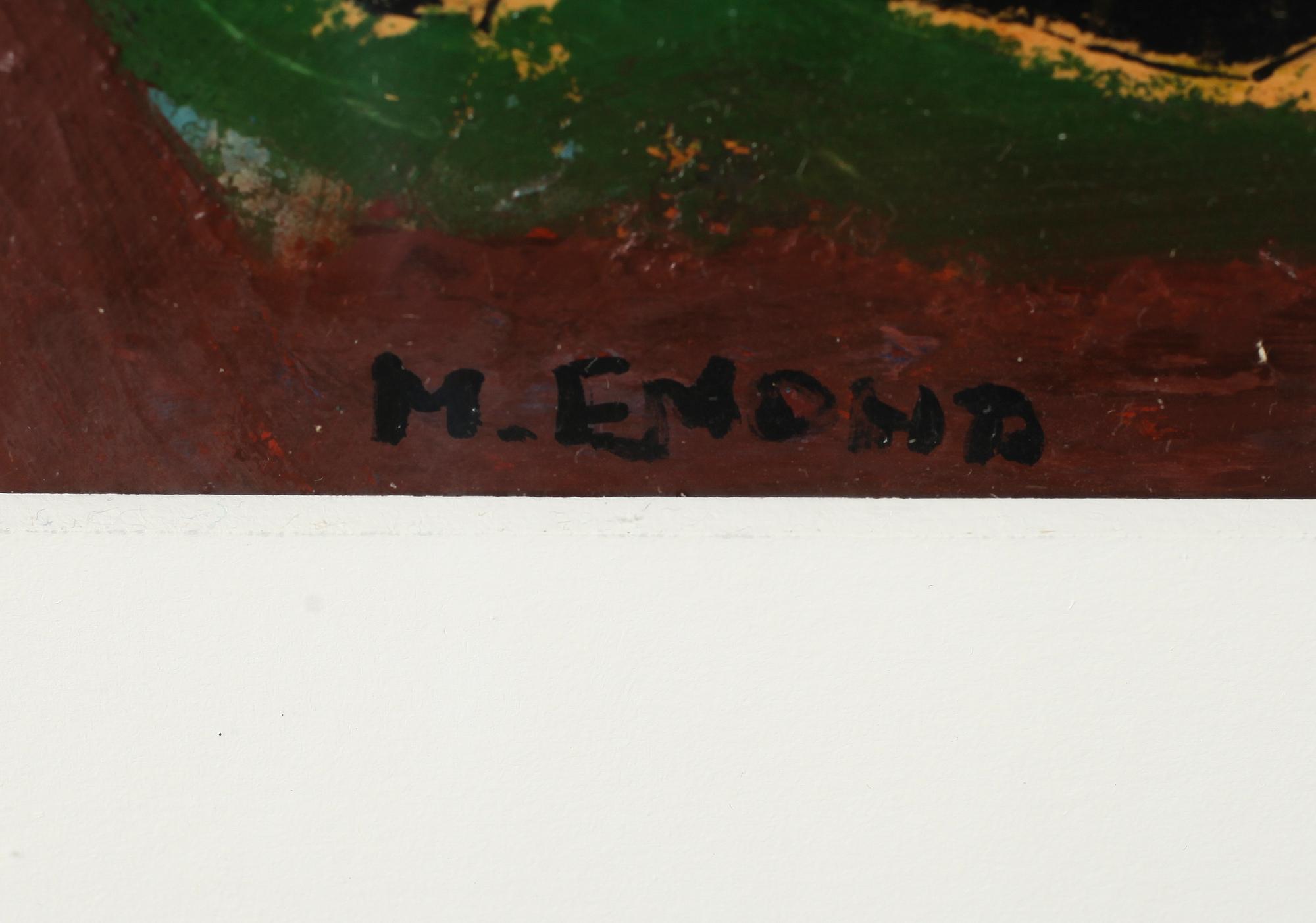 MARTIN EMOND, blandteknik, signerad.