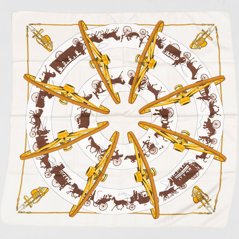 HERMÈS, a silk scarf.
