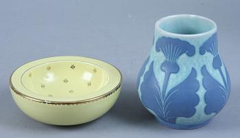 PARTI KERAMIK, 5 delar, bl.a. Upsala-Ekeby, 1900-tal.