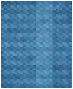 149. Barbro Östlihn, "XXI Mur Bleu avec Bande".