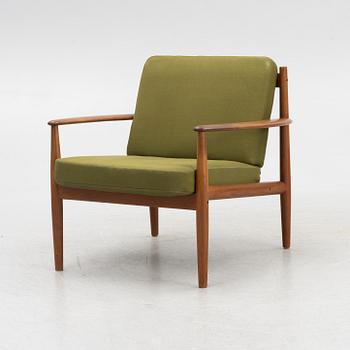 Grete Jalk, a teak easy chair model 118, by France & Son, Denmark, 1950s/60s.