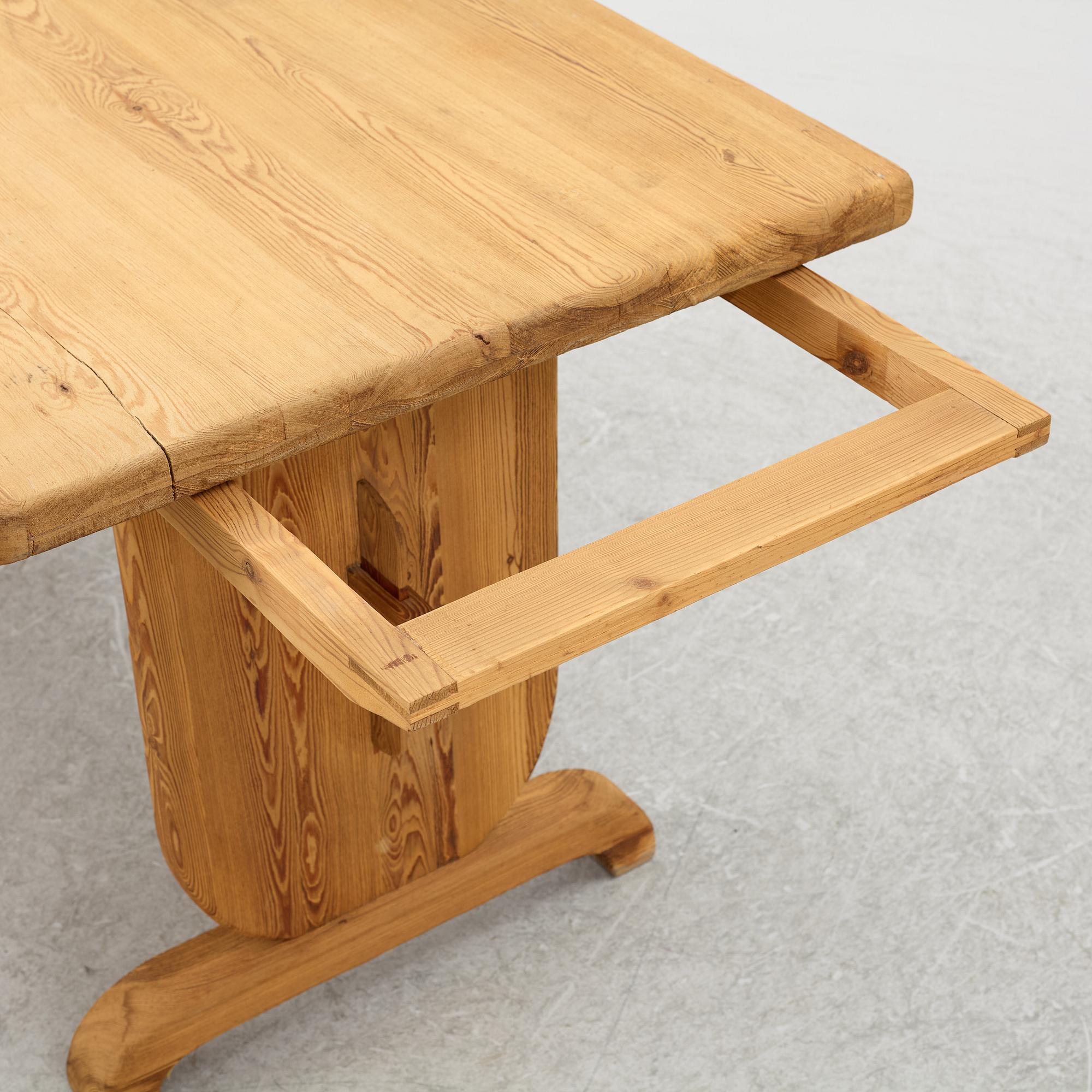 Bo Fjaestad, dining group, 7 pieces, 1950s.