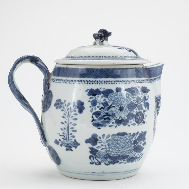 KANNA med LOCK, porslin, Kina, Jiaqing (1796-1820).