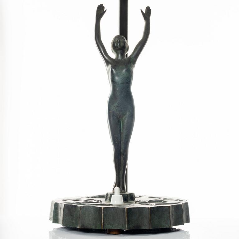 Bordslampa, art deco, 1920/30-tal.