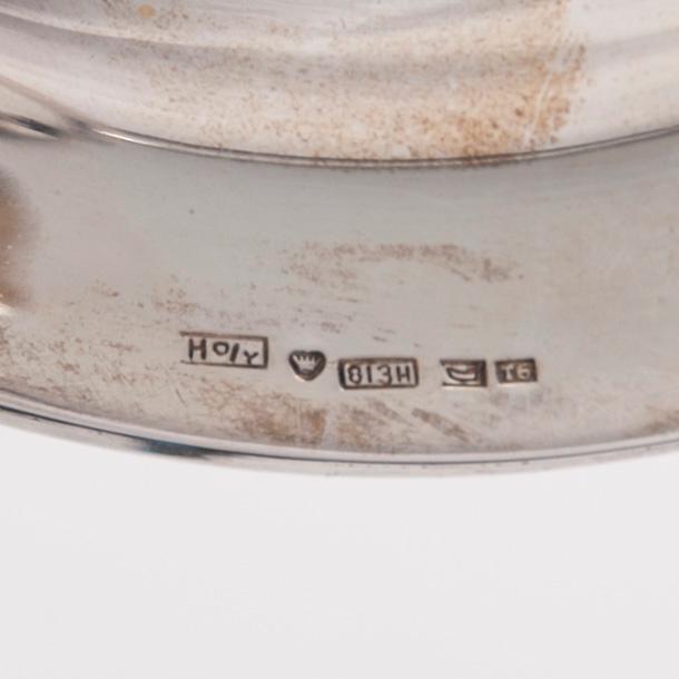 KALK, silver, Hopeatehdas, Helsingfors 1948. Totalvikt 694,6 g.