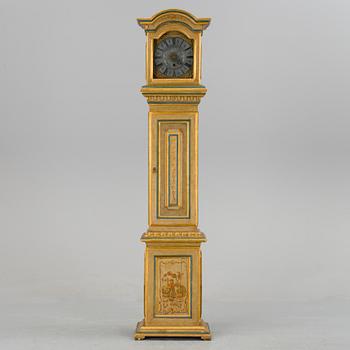 A long case clock, Peter Lindman Arboga Sweden, 18th century.
