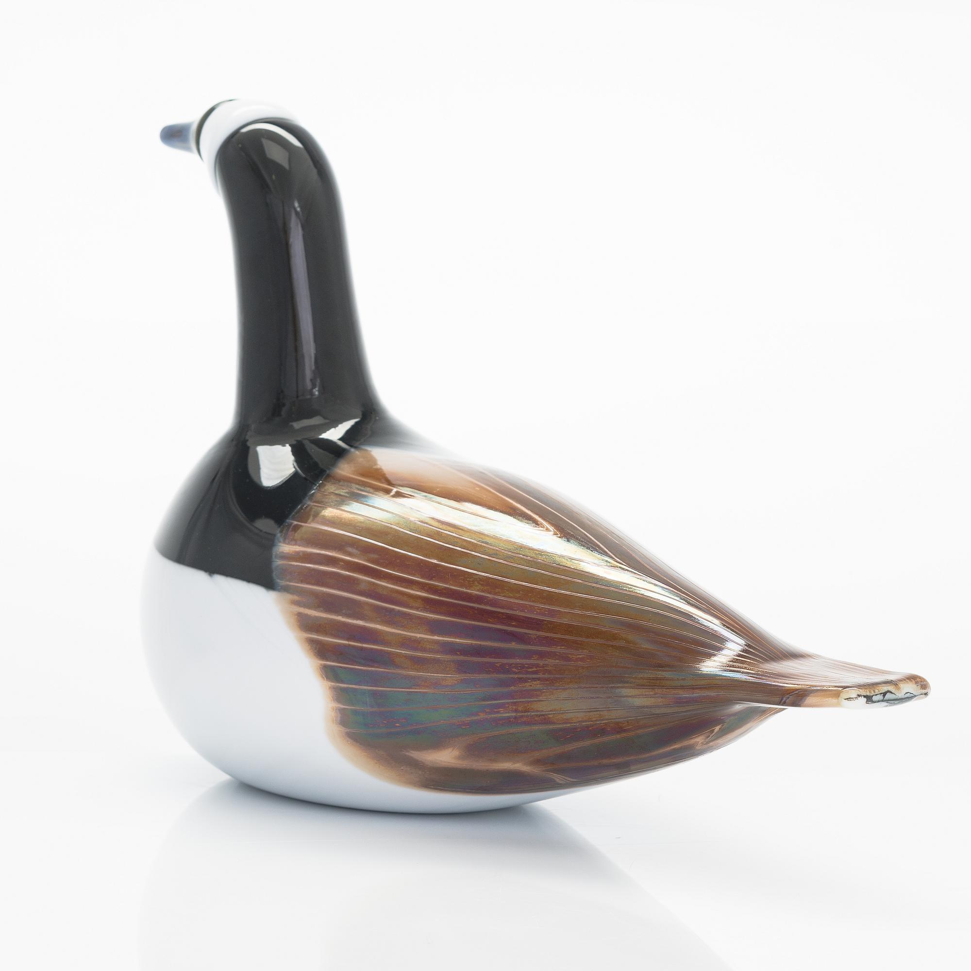 Oiva Toikka, lasilintu, signeerattu O. Toikka Nuutajärvi 60/2000.