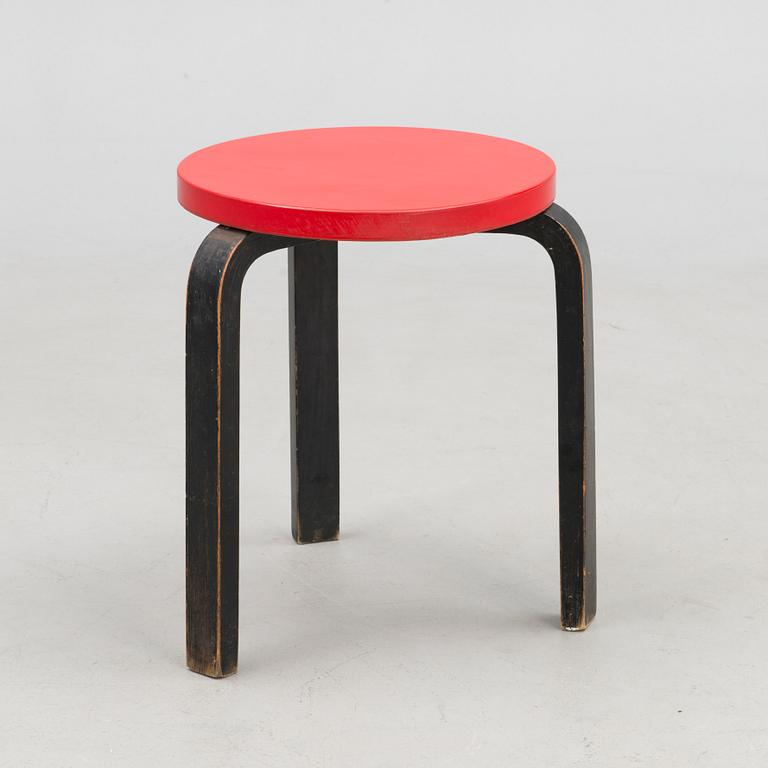 A late 1930s "60" stool for O.Y. Huonekalu-ja Rakennustyötehdas A.B. Finland.