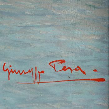 GUISEPPI PESA, olja på duk, signerad.