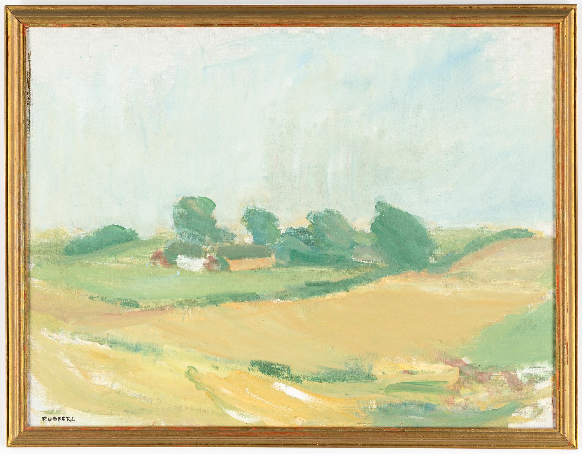 Gustav Rudberg, oil on canvas, signed.