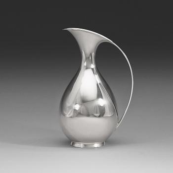 572. A Kay Fisker sterling pitcher, Anton Michelsen, Copenhagen, Denmark 1937.